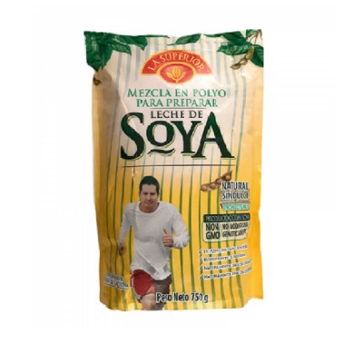 LECHE DE SOYA EN POLVO SIN DULCE LA SUPERIOR 